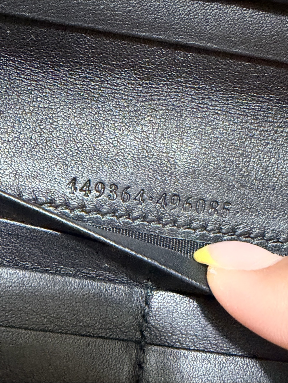 Gucci Black Leather Microguccissima Flap Continental Wallet- With Authentication - Picture 3 of 16